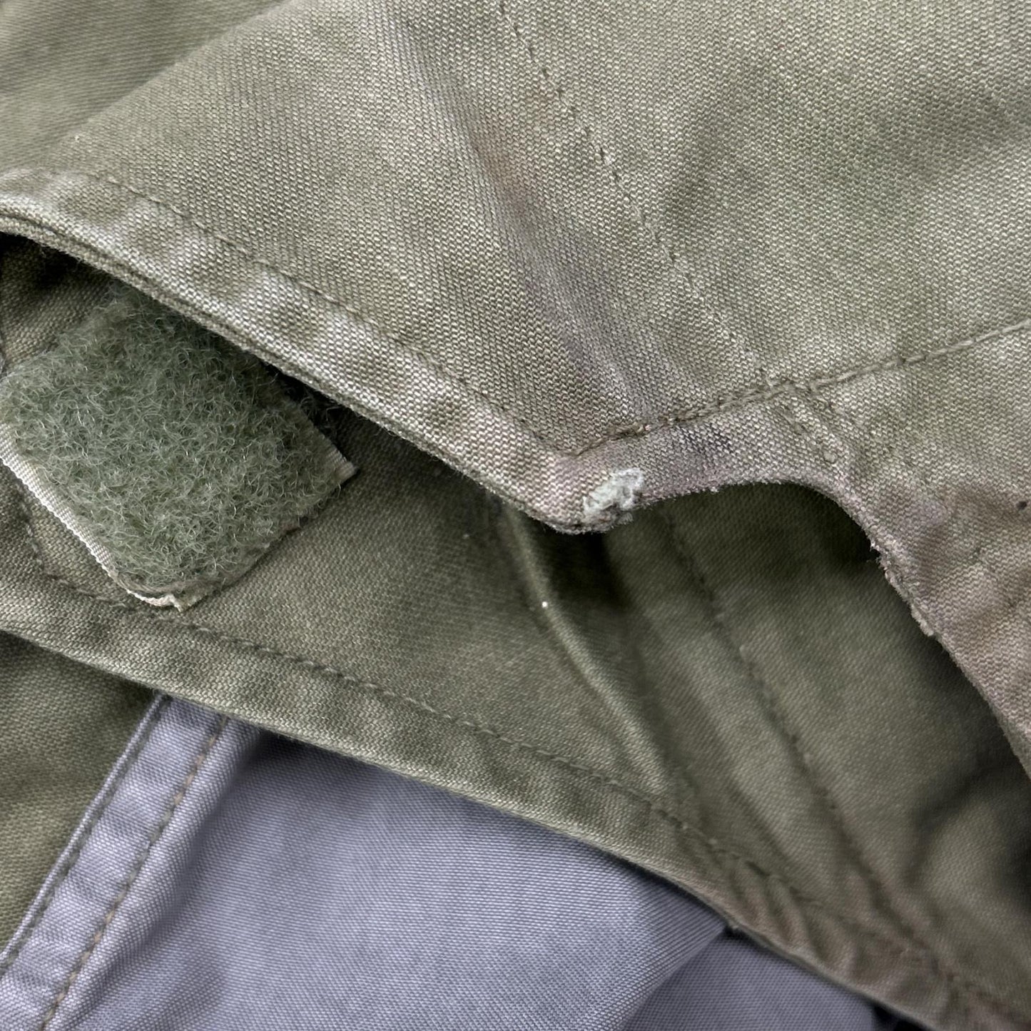 U.S.ARMY 60s M-65 Field Jacket Scovill Zip Khaki Size R/M