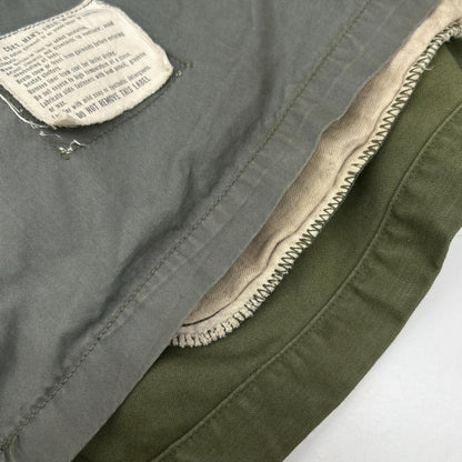 U.S.ARMY 60s M-65 Field Jacket Scovill Zip Khaki Size R/M