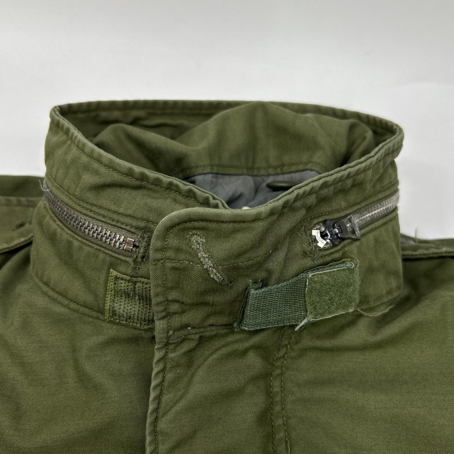 U.S.ARMY 60s M-65 Field Jacket Scovill Zip Khaki Size R/M