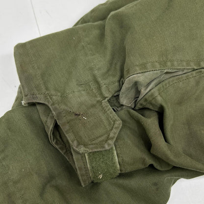 U.S.ARMY 60s M-65 Field Jacket Scovill Zip Khaki Size R/M