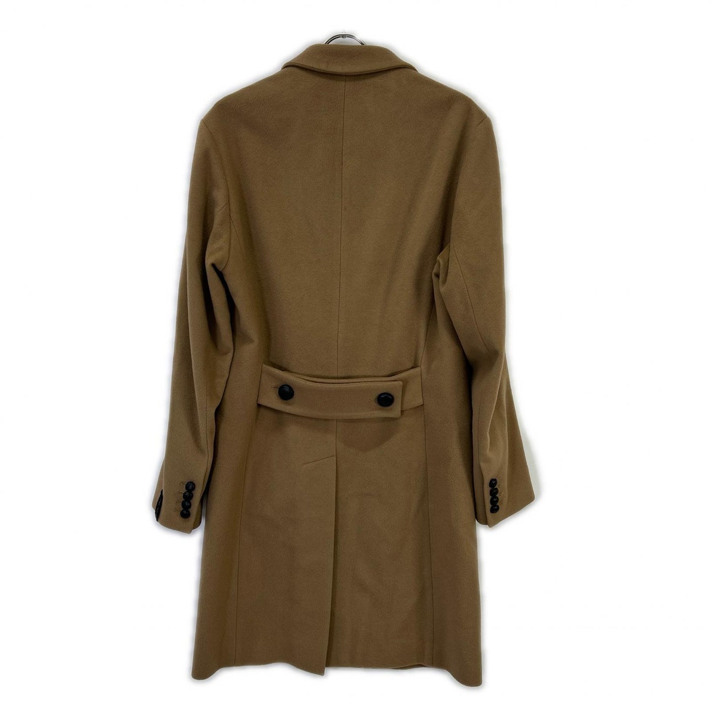 PALTO Gregorio Double Breasted Wool Coat Brown Size 46
