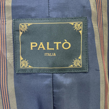 PALTO Gregorio Double Breasted Wool Coat Brown Size 46