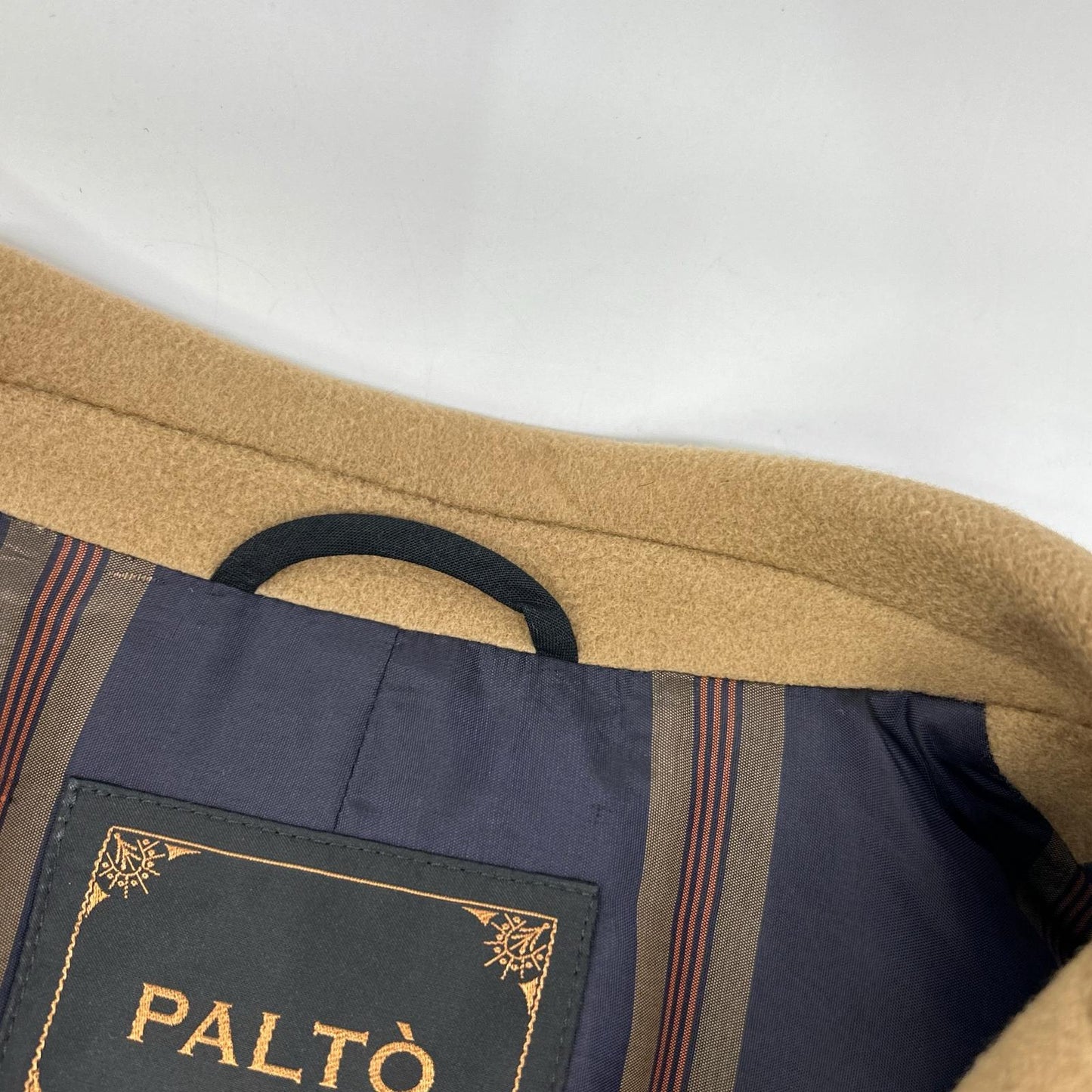 PALTO Gregorio Double Breasted Wool Coat Brown Size 46