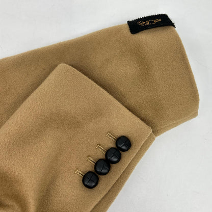 PALTO Gregorio Double Breasted Wool Coat Brown Size 46