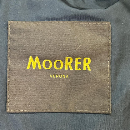 MOORER CRESPI-SHJ Denim Panel Down Jacket Navy Size 48