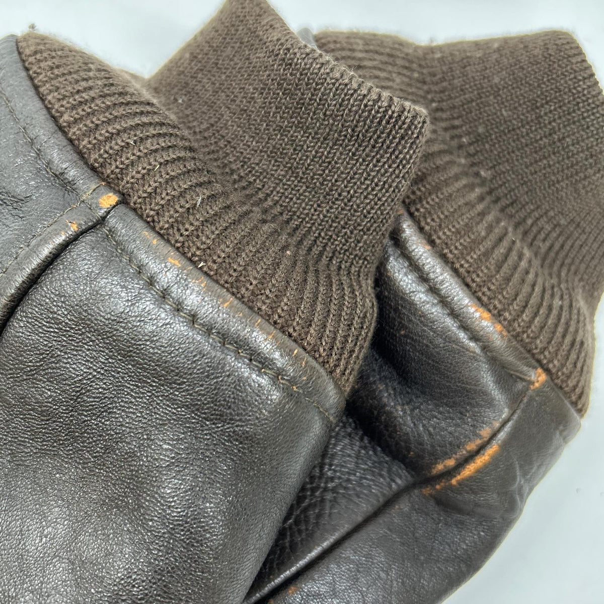 AVIREX TOP GUN G-1 Sheepskin Flight Jacket Brown Size S
