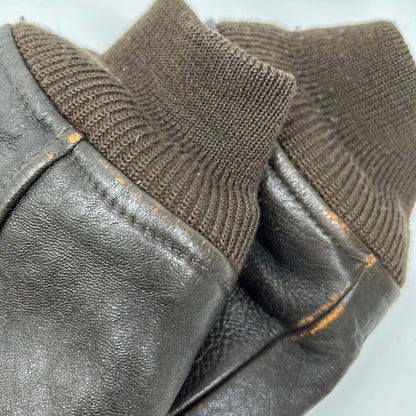 AVIREX TOP GUN G-1 Sheepskin Flight Jacket Brown Size S