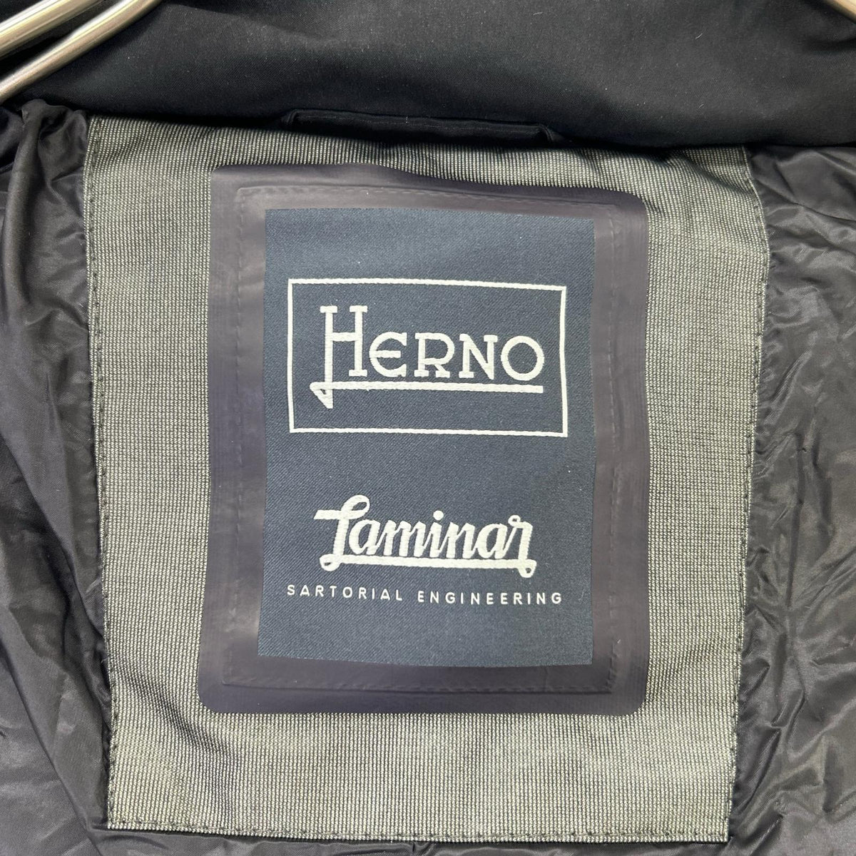 HERNO Laminar GORE-TEX WINDSTOPPER Down Coat Black Size 50