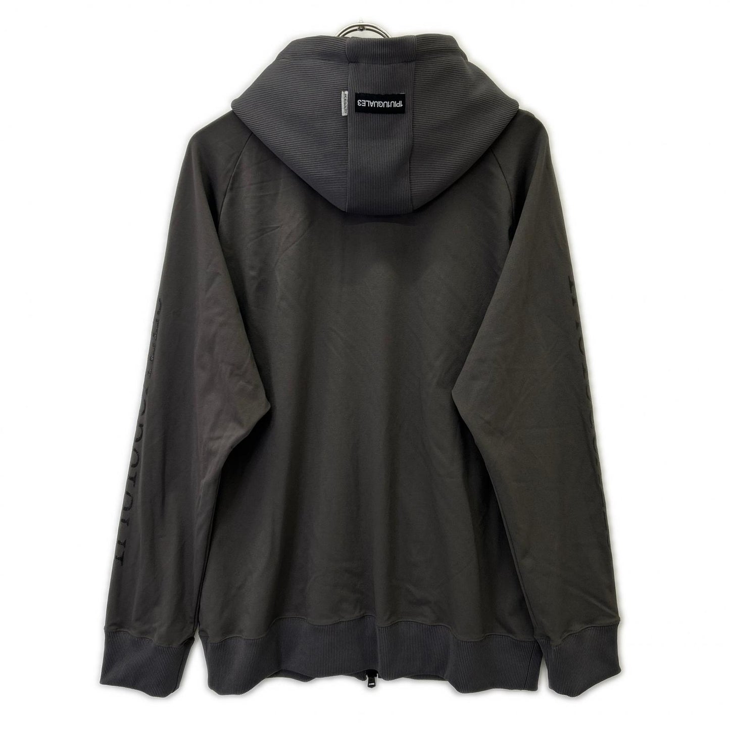 1piu1uguale3 113 Logo Raglan Full-Zip Jacket Grey Size V