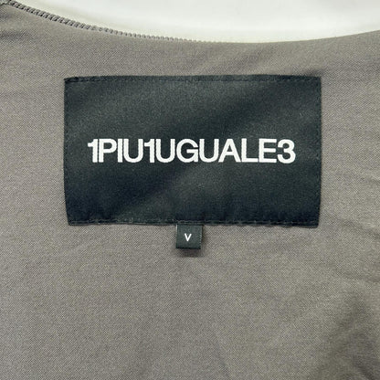 1piu1uguale3 113 Logo Raglan Full-Zip Jacket Grey Size V