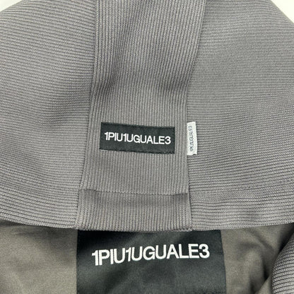 1piu1uguale3 113 Logo Raglan Full-Zip Jacket Grey Size V