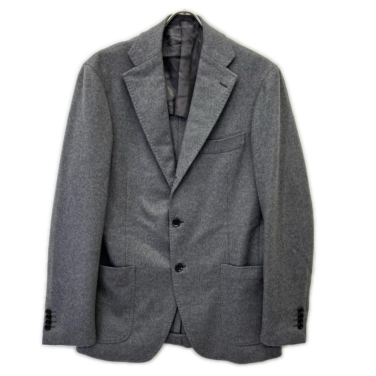 RING JACKET guji Exclusive Cashmere Jacket Gray Size 50