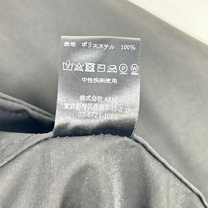 BLACK MILITARY Nylon Military Coat Black Size V