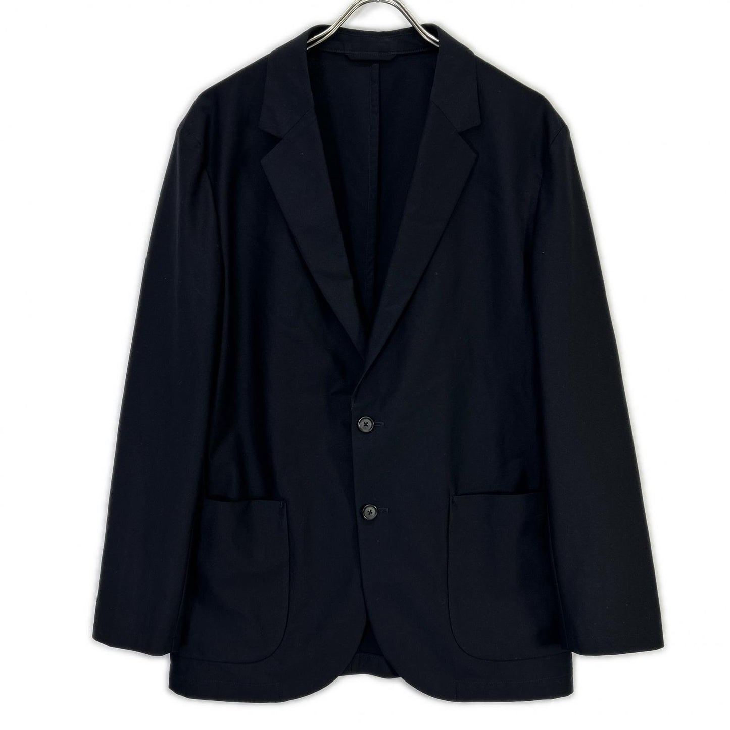 MAUVE Navy 2B Notched Lapel Polyester Blazer Size 50