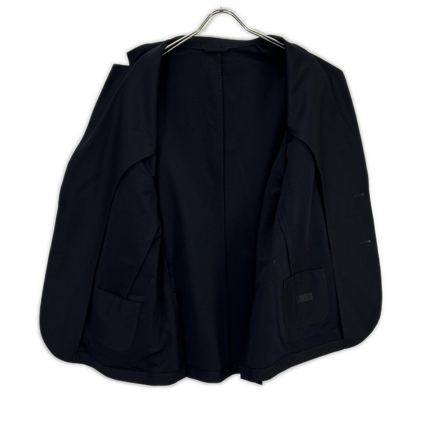MAUVE Navy 2B Notched Lapel Polyester Blazer Size 50