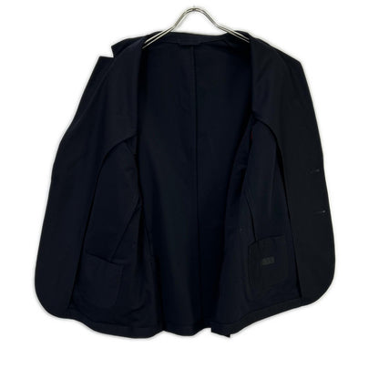MAUVE Navy 2B Notched Lapel Polyester Blazer Size 50