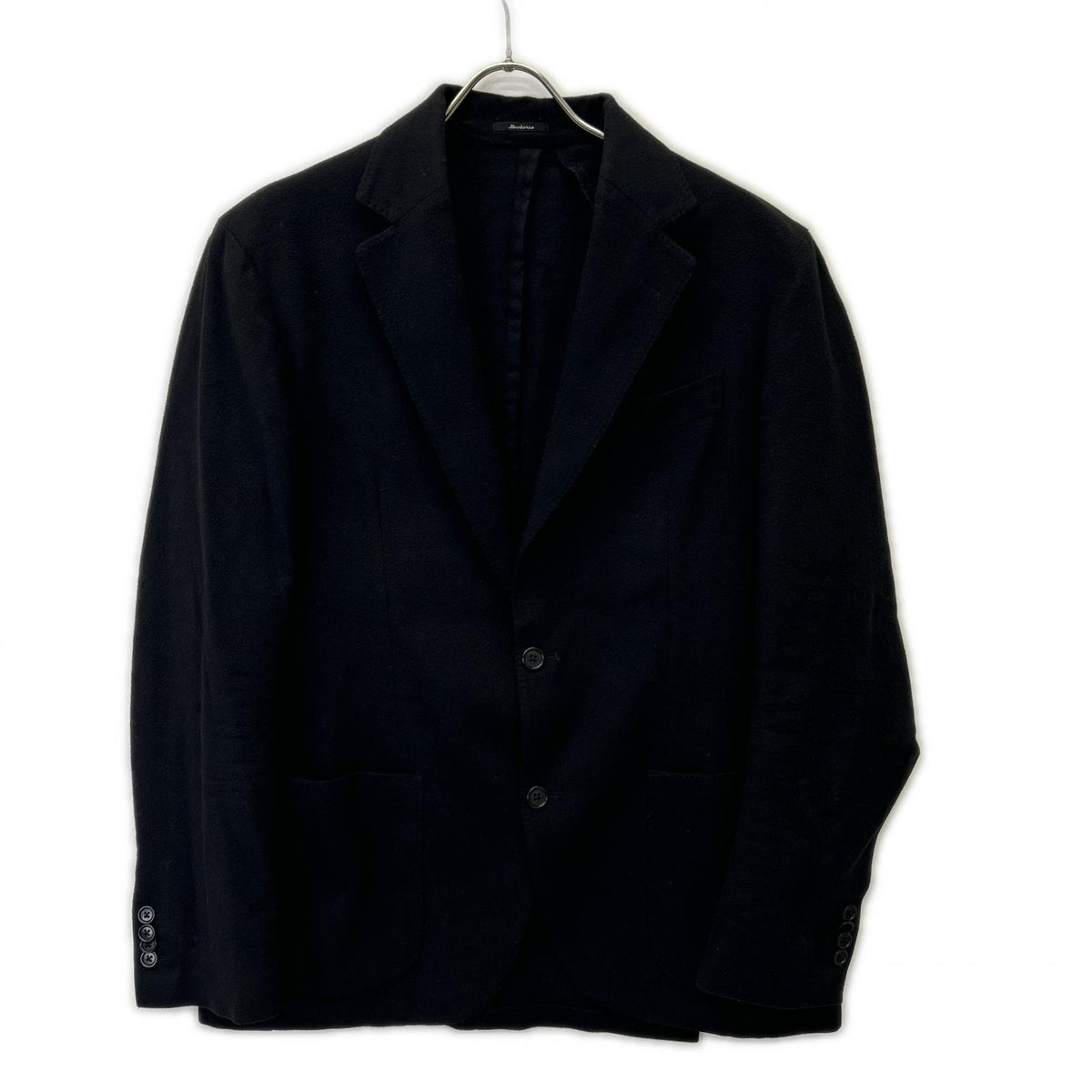 Sartorio Black Cashmere IZG Model 3-Button Jacket Size 52