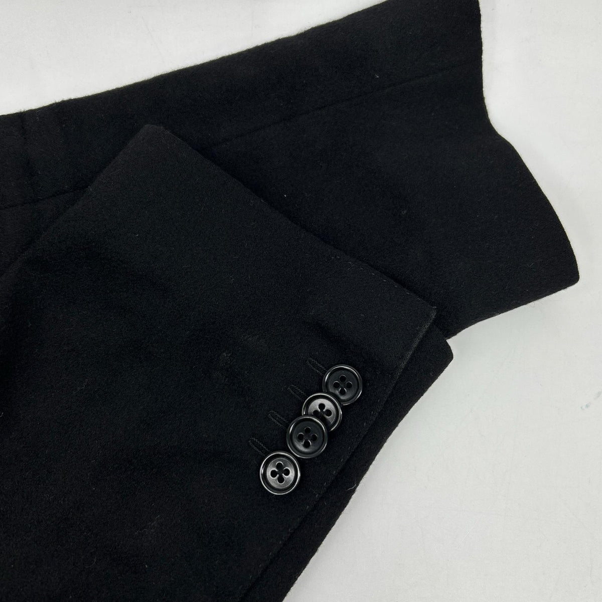 Sartorio Black Cashmere IZG Model 3-Button Jacket Size 52