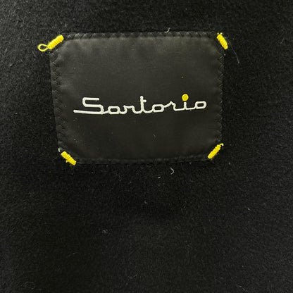 Sartorio Black Cashmere IZG Model 3-Button Jacket Size 52