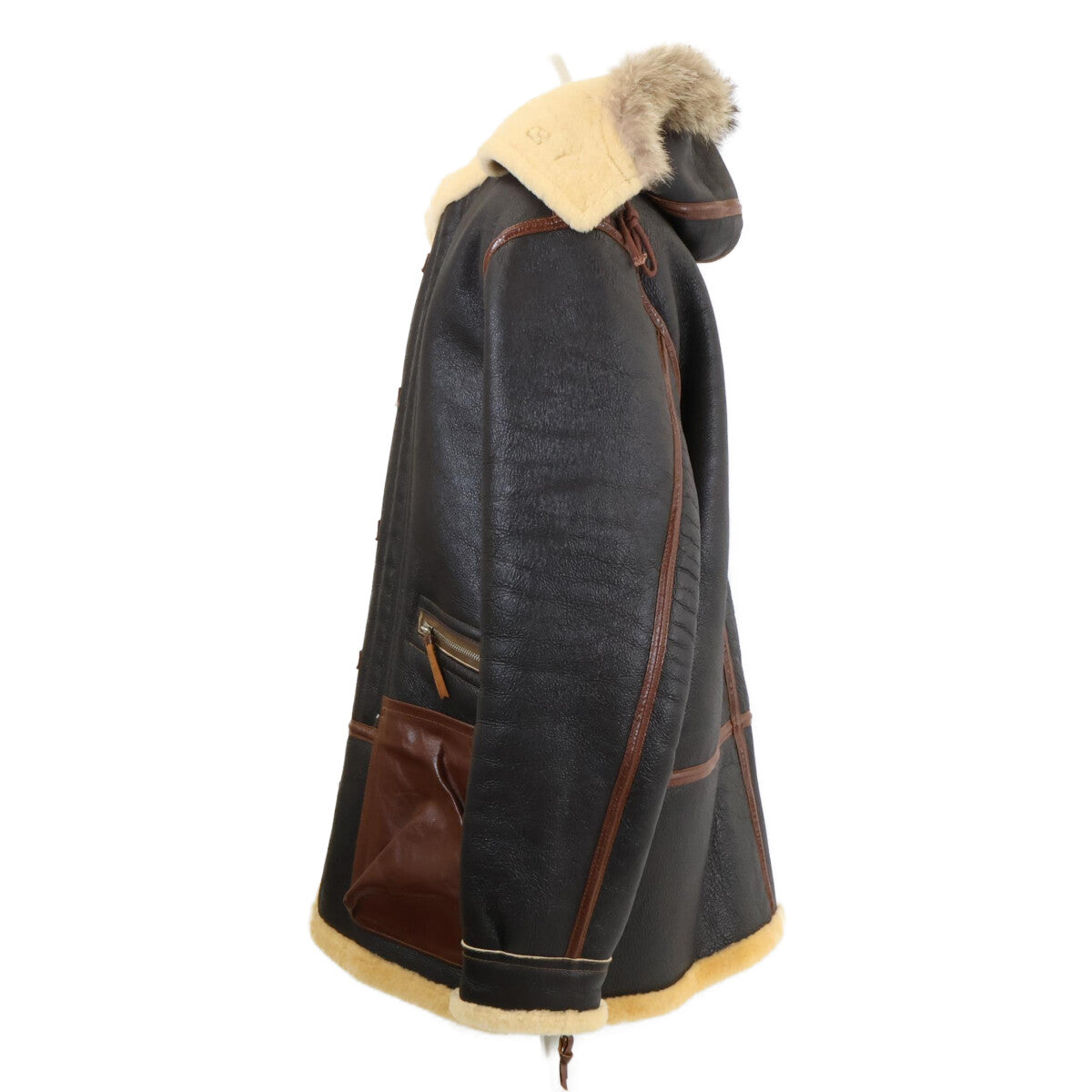 TOYS McCOY PRODUCT x BAPE Mouton Flight Jacket Multi Size XL