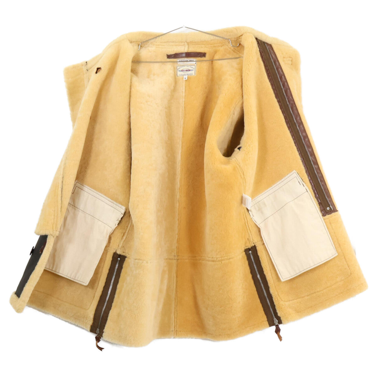 TOYS McCOY PRODUCT x BAPE Mouton Flight Jacket Multi Size XL