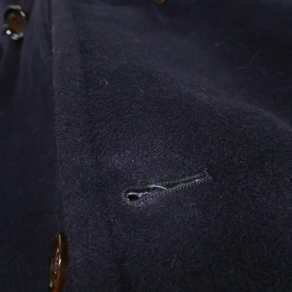 MOORER Bond Fur-Trim Wool Cashmere Down Coat Navy Size 50