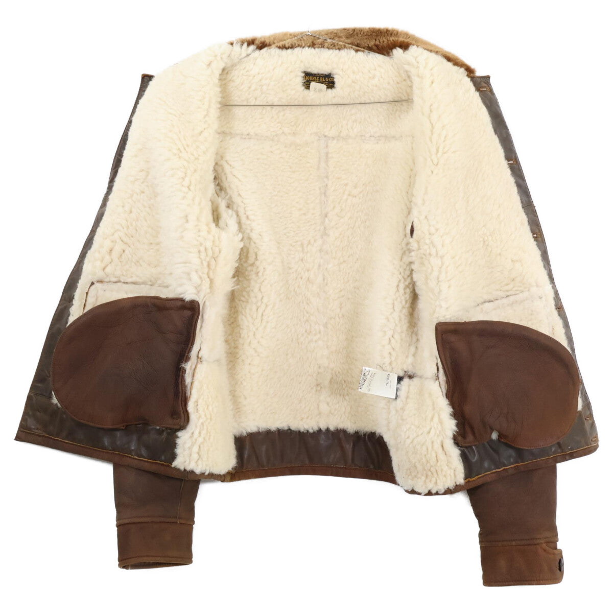 RRL 23AW Shearling Sheepskin Mouton Jacket Brown Size XS