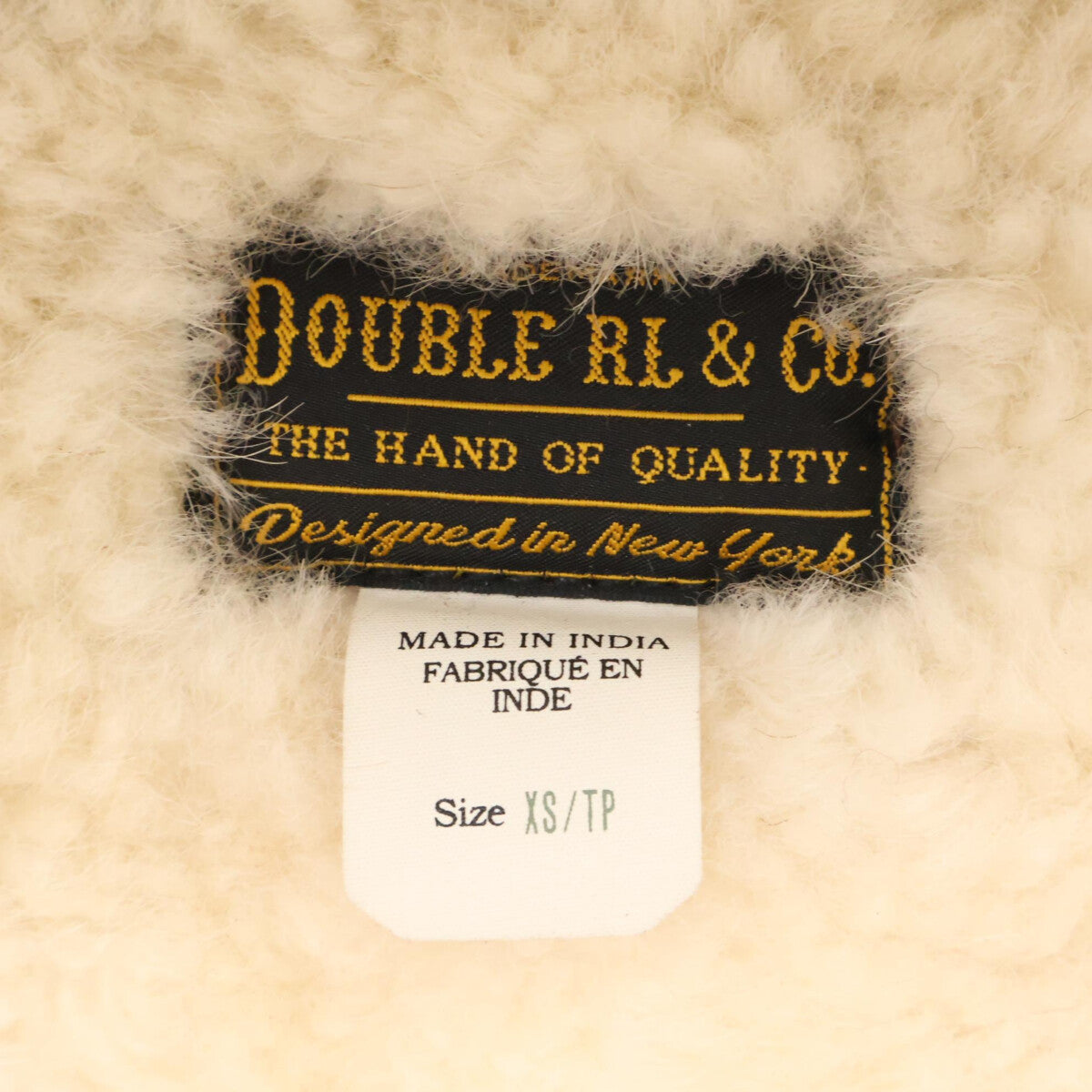 RRL 23AW Shearling Sheepskin Mouton Jacket Brown Size XS