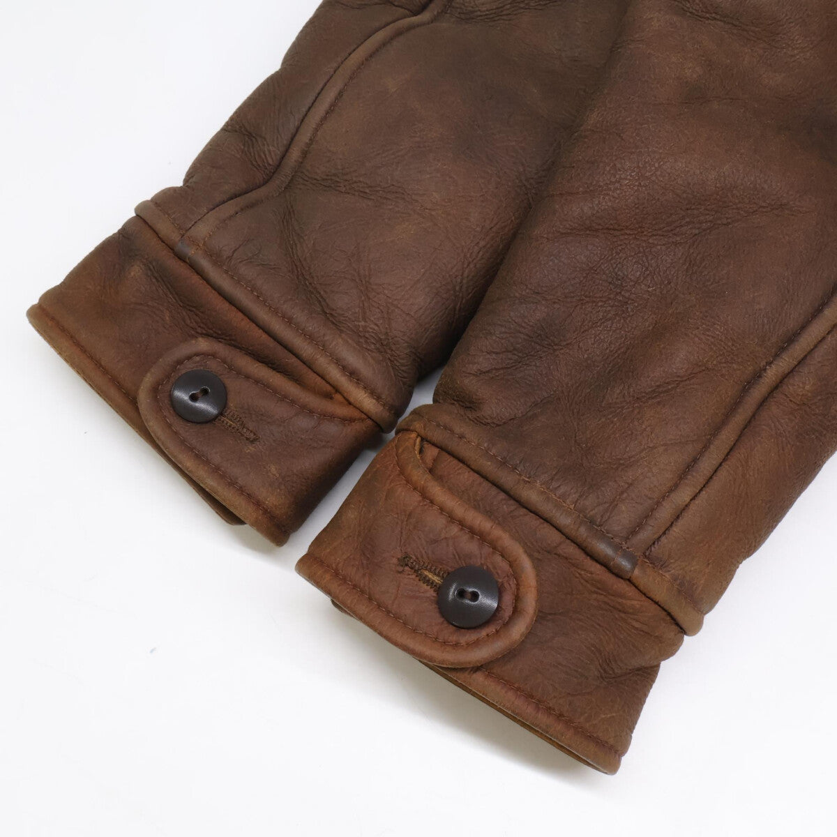 RRL 23AW Shearling Sheepskin Mouton Jacket Brown Size XS