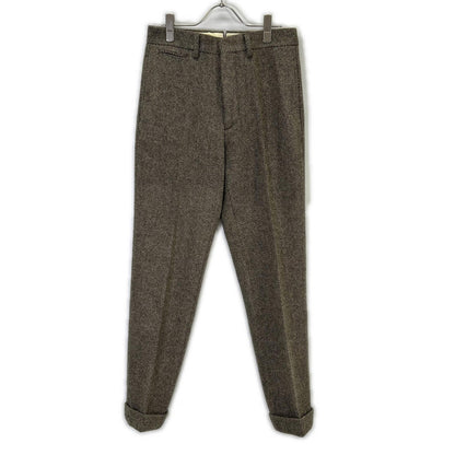 RRL Beige Italian Made 100% Wool Slim Tweed Pants Size 28