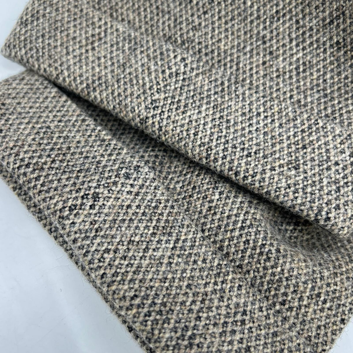 RRL Beige Italian Made 100% Wool Slim Tweed Pants Size 28