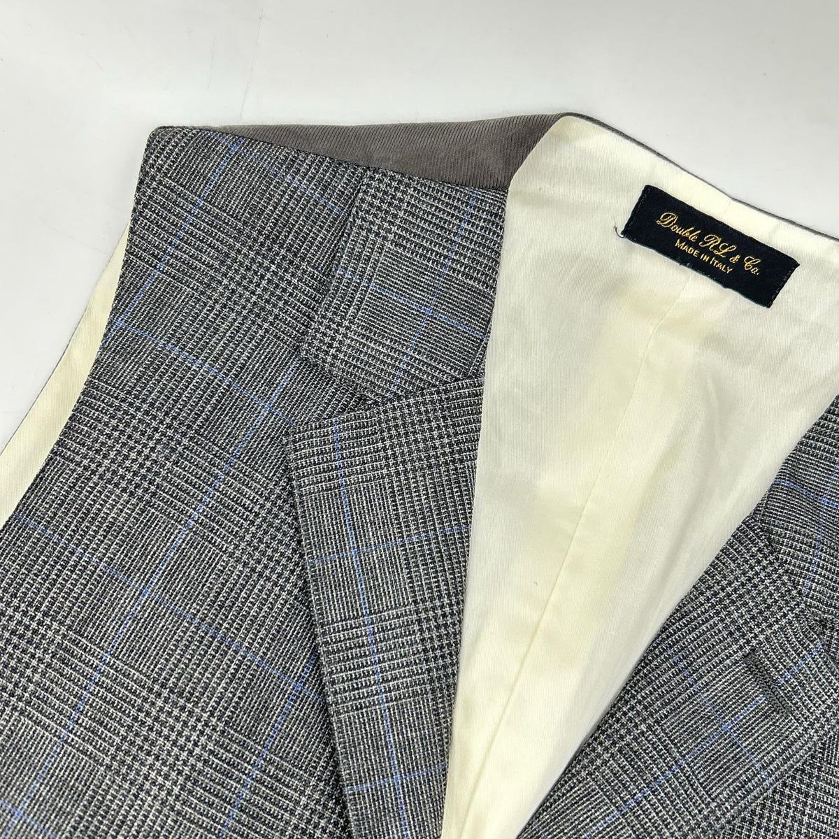 RRL Brown Italian Made 100% Wool Glen Check Vest Size 36S