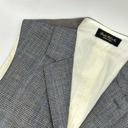 RRL Brown Italian Made 100% Wool Glen Check Vest Size 36S