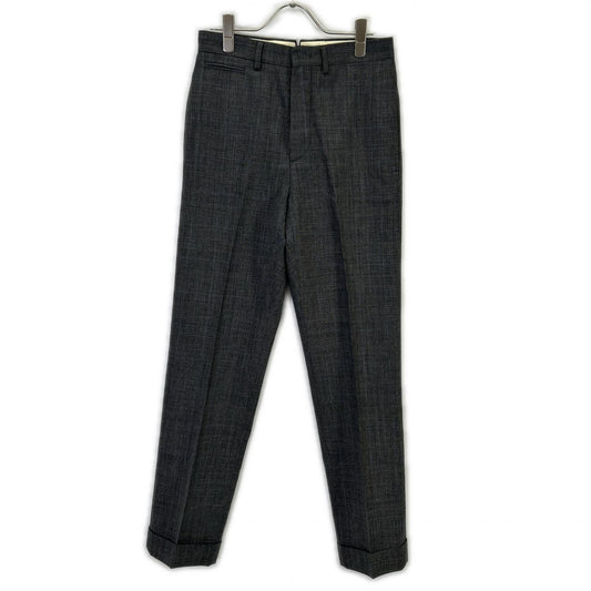 RRL Gray Italian Wool Glen Check Center Press Pants Size 28