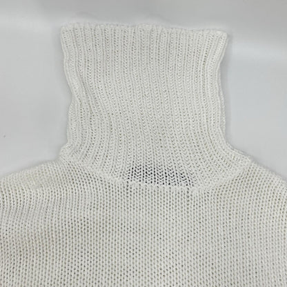 RalphLauren PURPLE LABEL White Turtleneck Sweater Size S