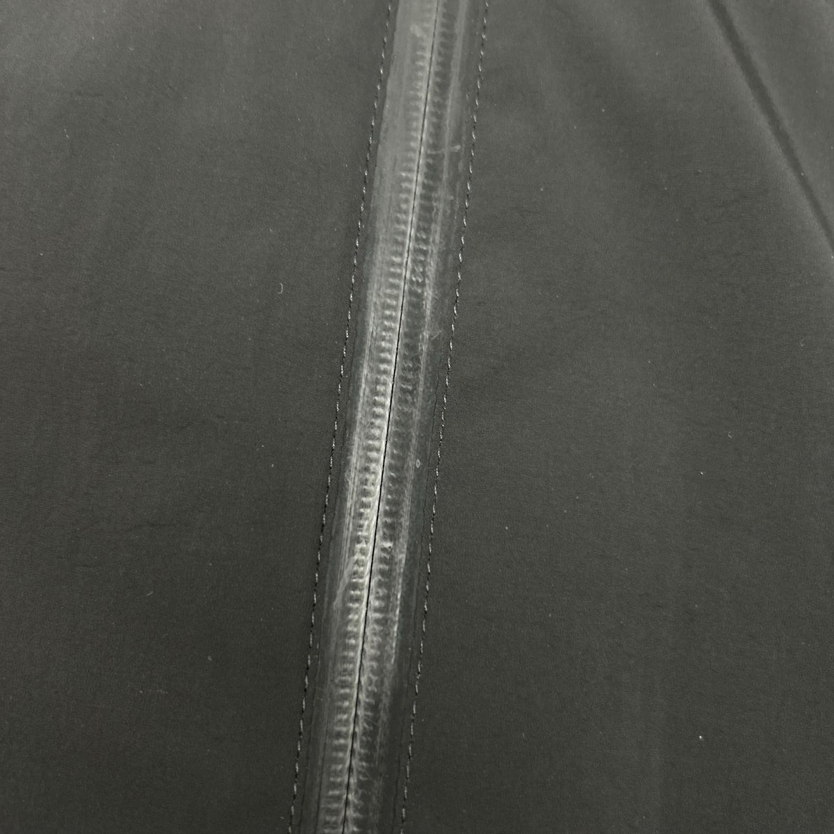 PRADA SPORT Black Hooded Nylon/Wool Patch Jacket Size 48