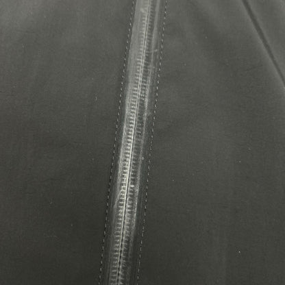 PRADA SPORT Black Hooded Nylon/Wool Patch Jacket Size 48