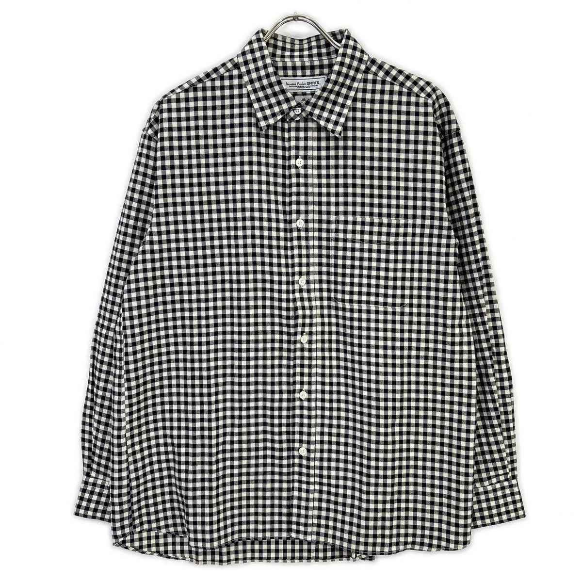 UNIVERSAL PRODUCTS Thomas Mason Block Check Long Sleeve Shirt Size 1
