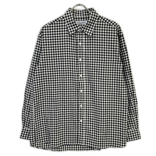 UNIVERSAL PRODUCTS Thomas Mason Block Check Long Sleeve Shirt Size 1