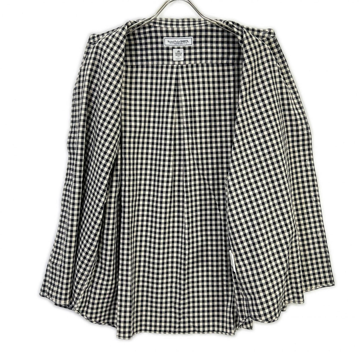 UNIVERSAL PRODUCTS Thomas Mason Block Check Long Sleeve Shirt Size 1