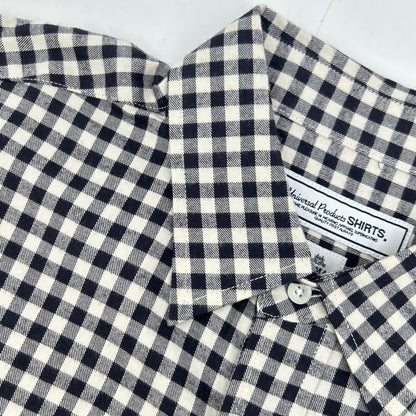 UNIVERSAL PRODUCTS Thomas Mason Block Check Long Sleeve Shirt Size 1