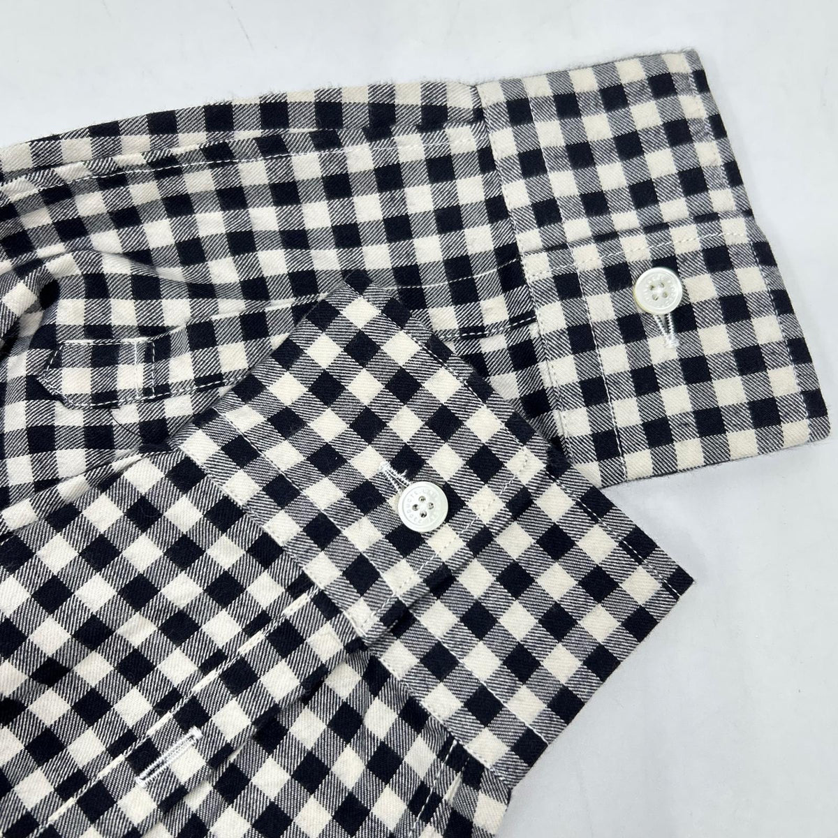 UNIVERSAL PRODUCTS Thomas Mason Block Check Long Sleeve Shirt Size 1