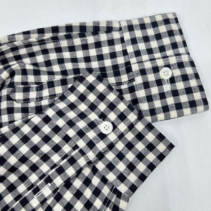 UNIVERSAL PRODUCTS Thomas Mason Block Check Long Sleeve Shirt Size 1