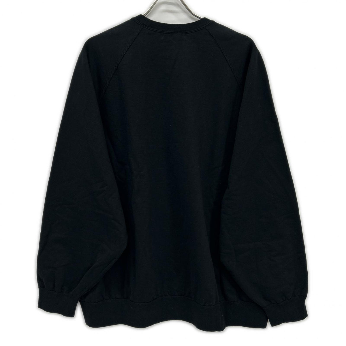 Graphpaper Black Ultra Compact Terry Neck Sweatshirt Size S