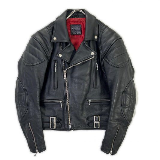 KADOYA K's Leather Double Rider Jacket Black Size M