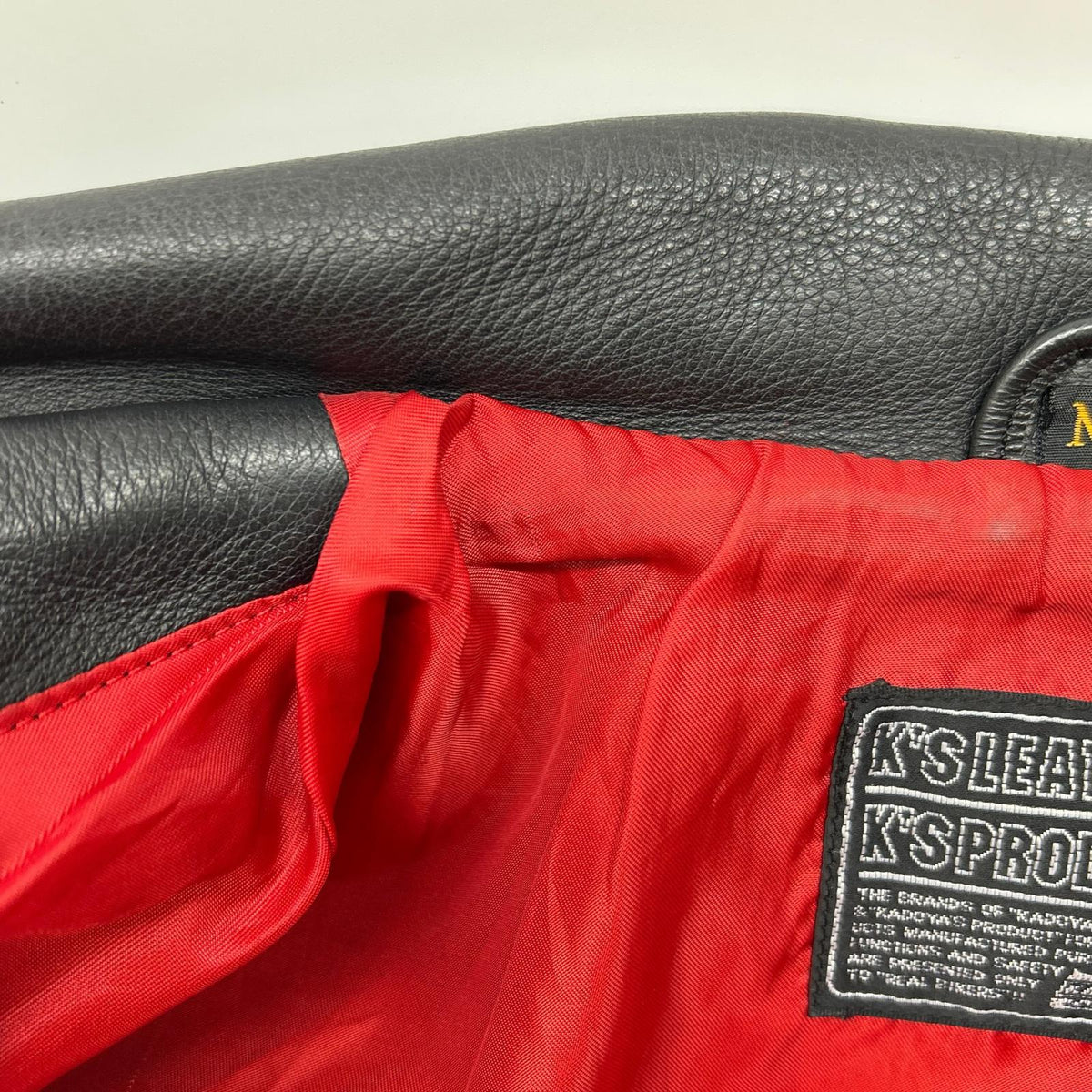 KADOYA K's Leather Double Rider Jacket Black Size M