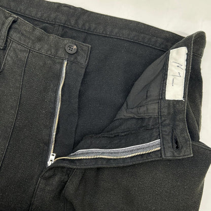ANCELLM 26SS Black C/R Duck Double Knee Pants Size 3