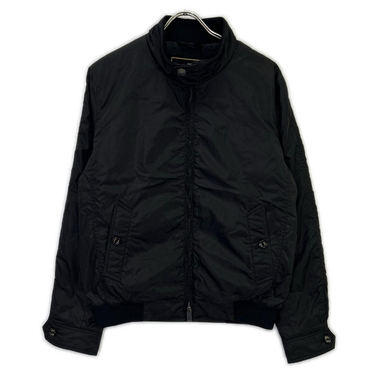 Sealup Black Nylon Stand Collar Padded Jacket Size 48