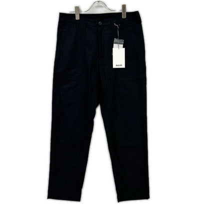 Jeanik Black Cotton Zip Fly Double Baker Pants Size 33