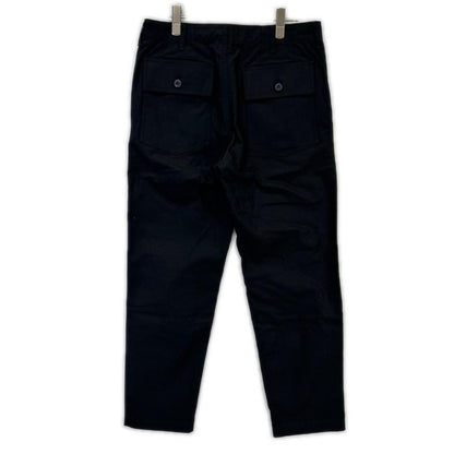 Jeanik Black Cotton Zip Fly Double Baker Pants Size 33